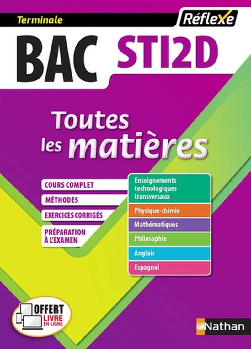 Sciences technologies de l'industrie et du développement durable Bac STI2D - Toutes les matières