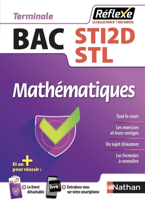 Mémos réflexes Tome 65 : bac STI2D ; STL ; mathématiques ; terminale (édition 2018)