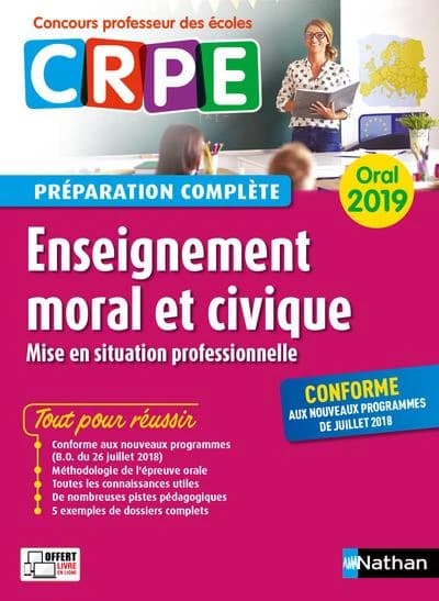 Enseignement moral et civique : oral 2019