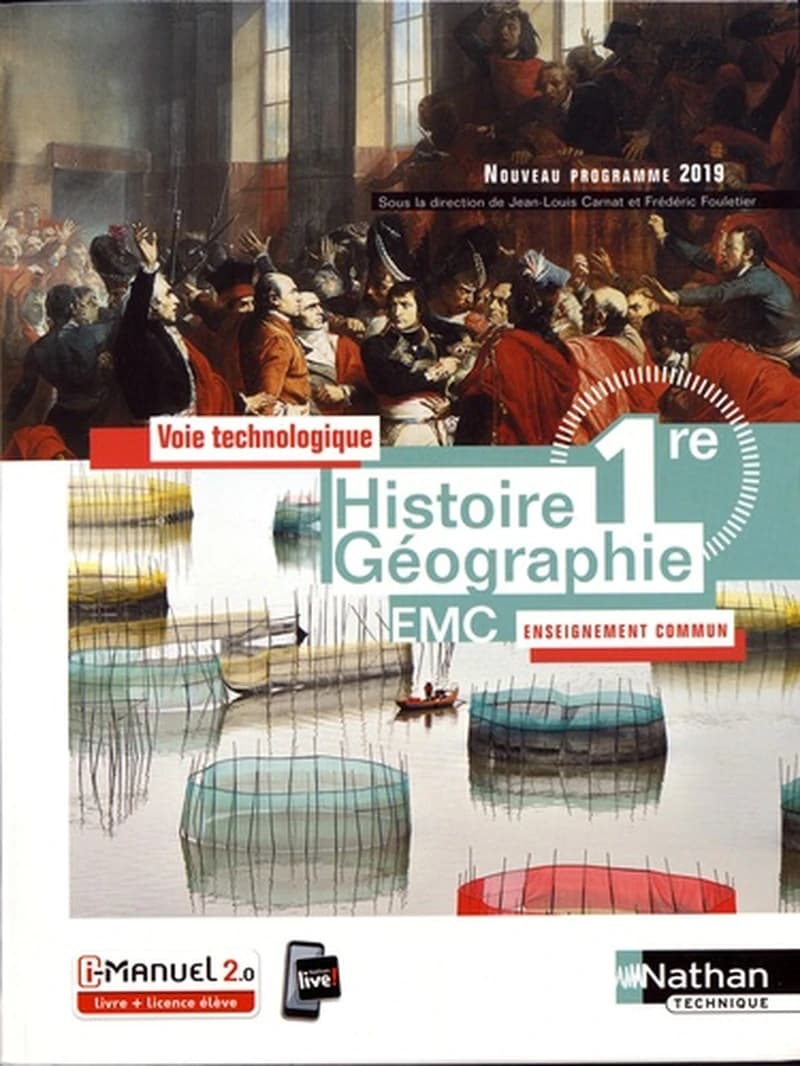 Histoire Géographie EMC 1re technologique, enseignement commun
