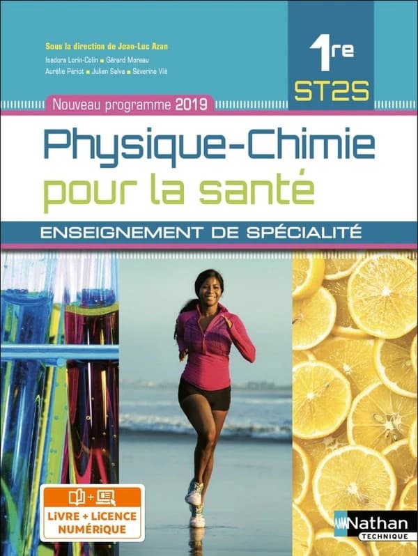 Physique-chimie pour la santé ; 1re ST2S ; enseignement de spécialité (édition 2019)