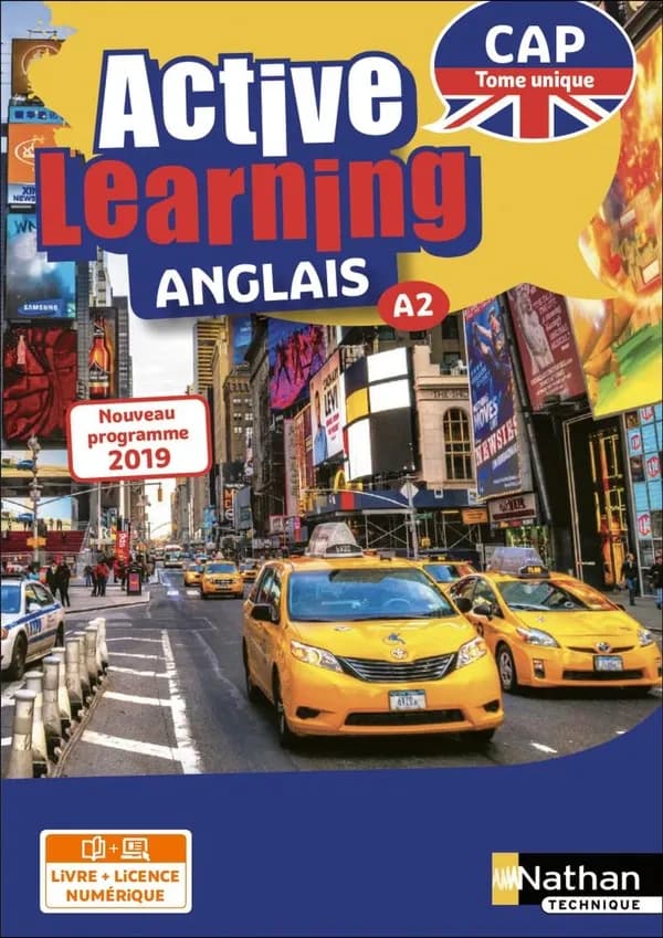 Active learning ; anglais ; CAP ; A2 (édition 2019)