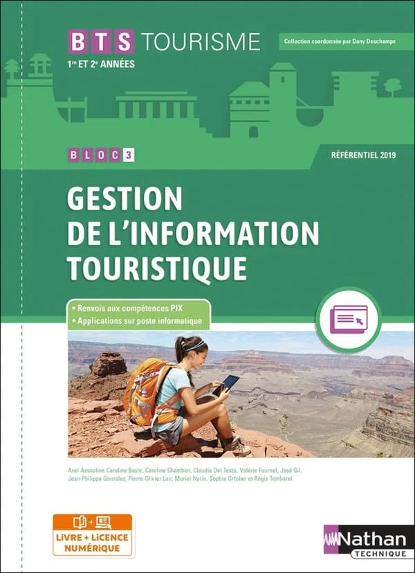 Bloc 3 : gestion de l'information touristique : BTS Tourisme : 1re et 2ème années (édition 2021)