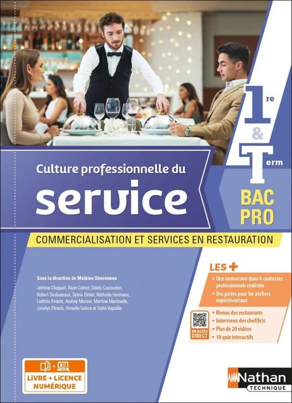 Culture professionnelle du service : 1re
