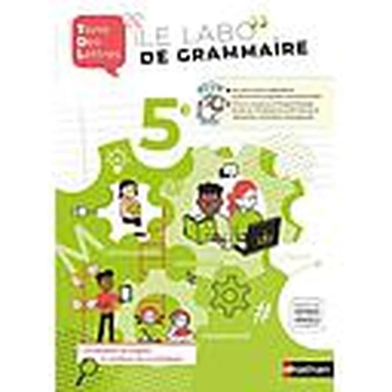 Terre des lettres : le labo de grammaire ; 5e (édition 2020)