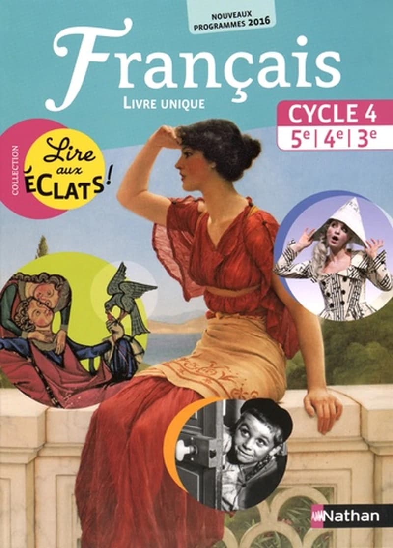 Français : livre unique : cycle 4, 5e, 4e, 3e