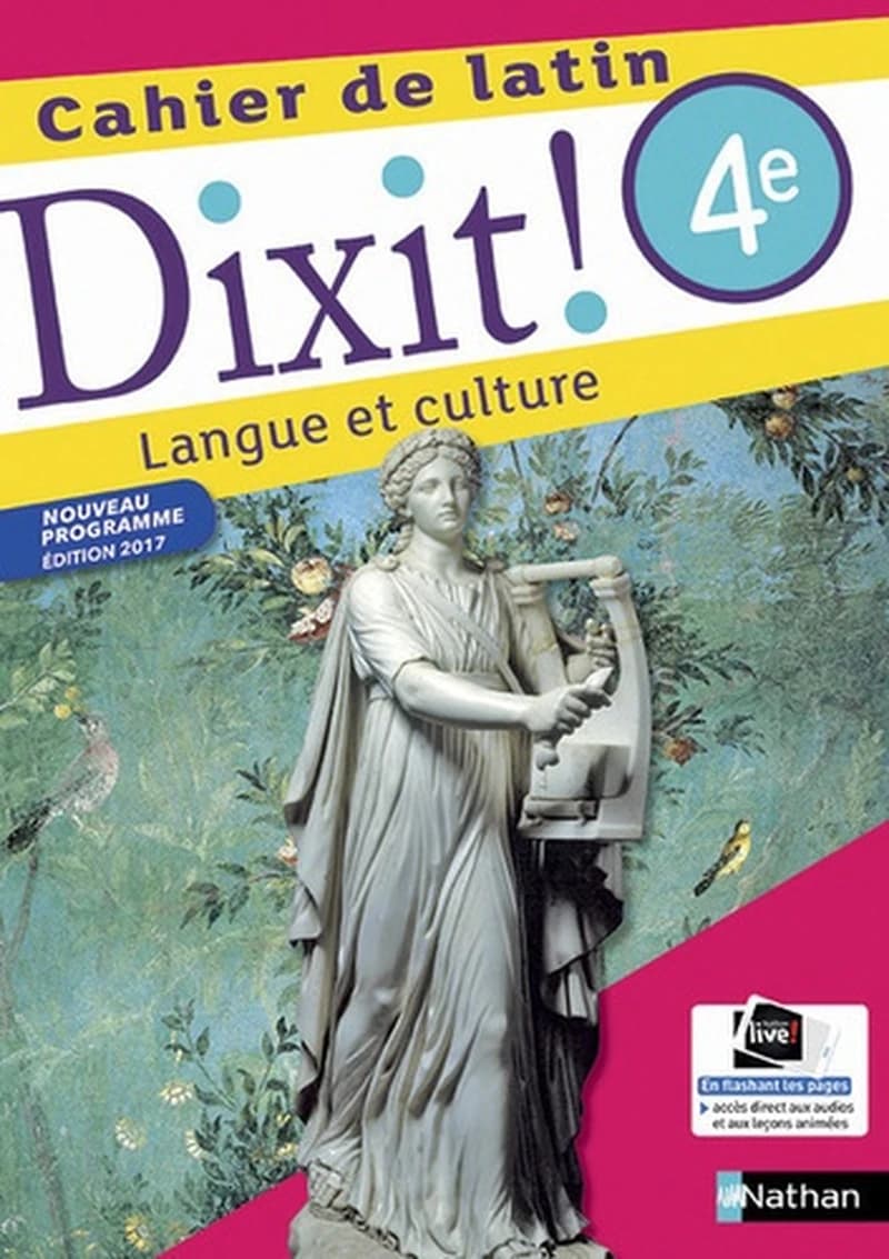 DIXIT ! ; latin ; 4e ; cahier (édition 2017)