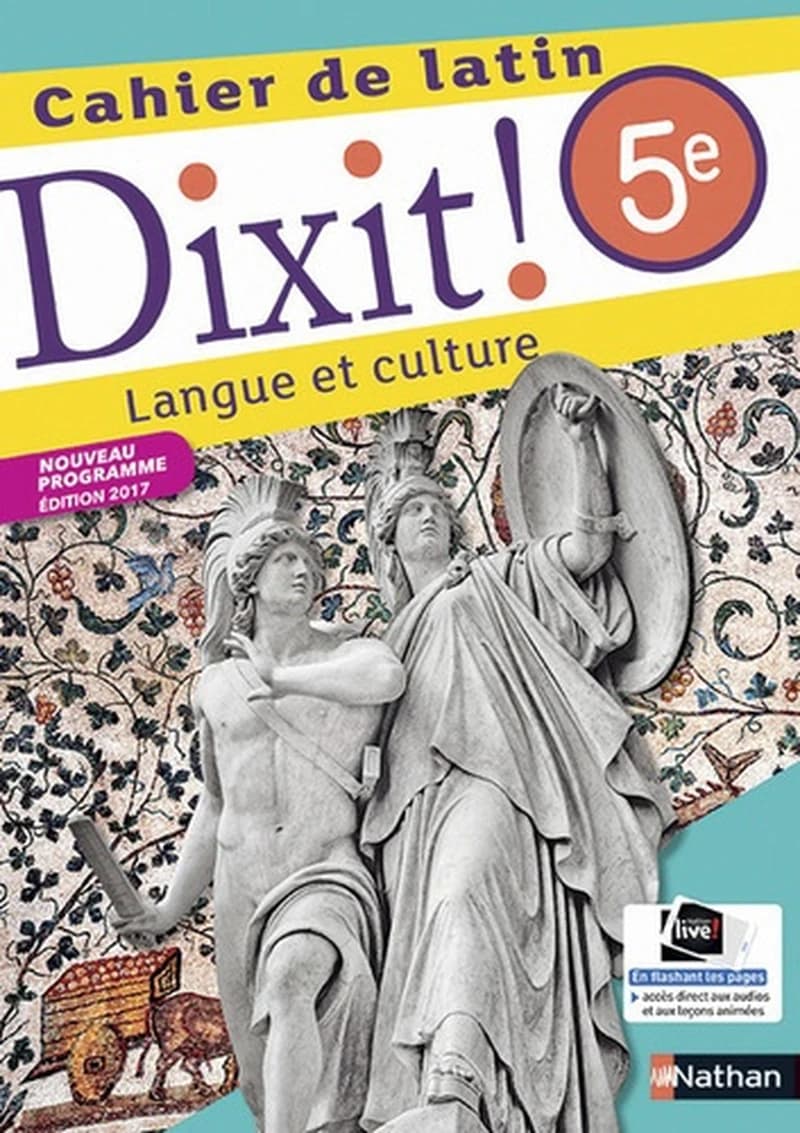 DIXIT ! ; latin ; 5e ; cahier (édition 2017)