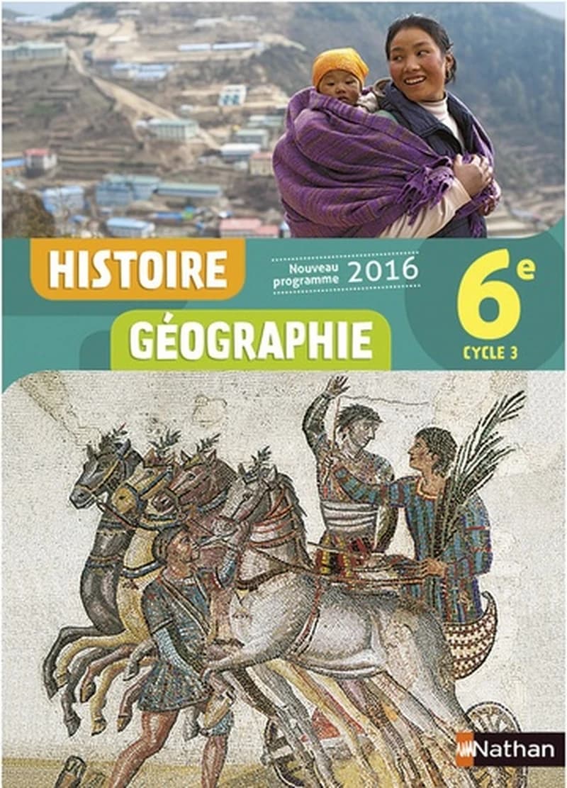 Histoire-géographie, 6e, cycle 3 : nouveau programme 2016