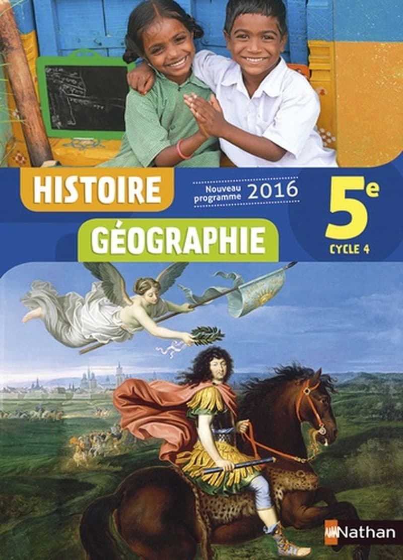 Histoire-géographie, 5e, cycle 4 : nouveau programme 2016