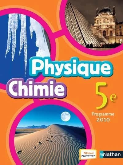 Physique chimie 5e programme 2010