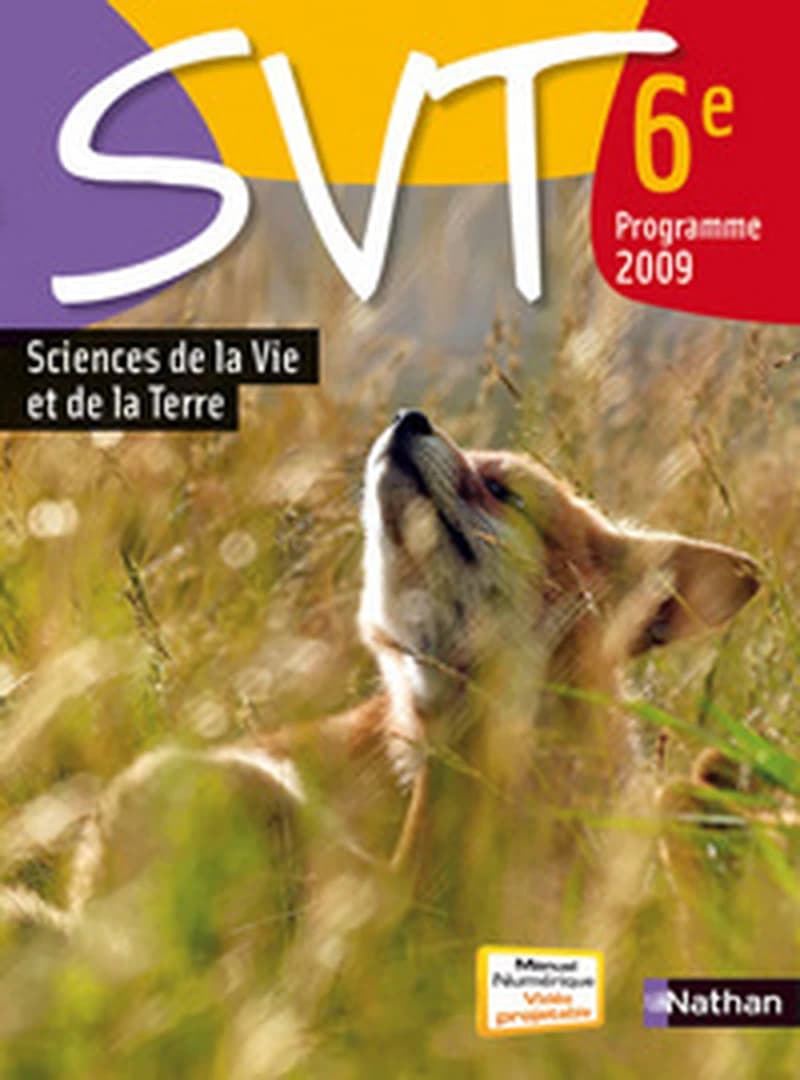SVT, 6e : sciences de la vie et de la terre : programme 2009