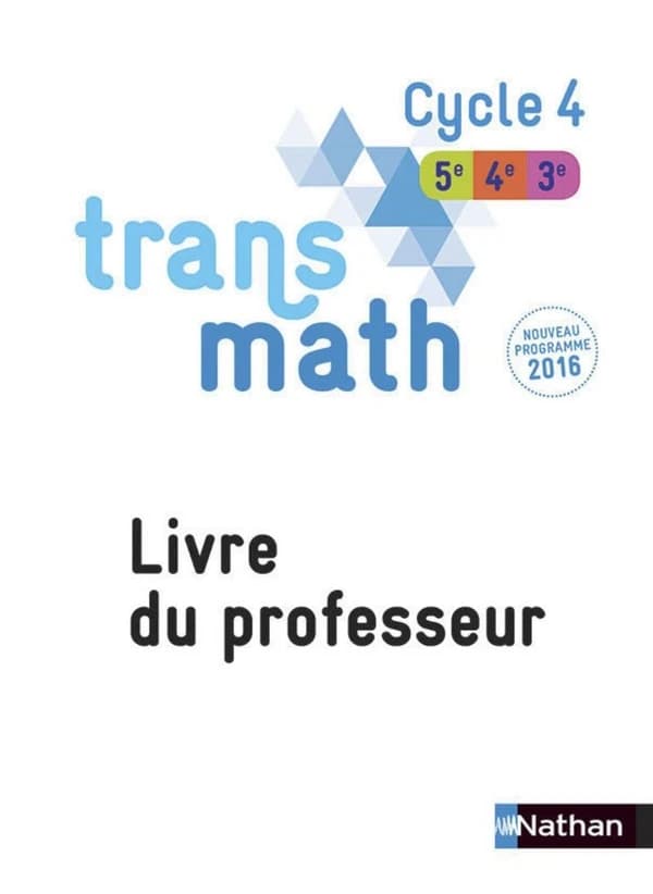 Transmath Mathématiques Cycle 4 2016