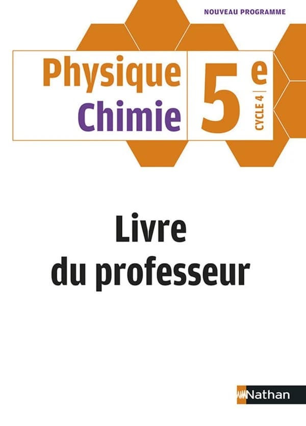 Physique-chimie ; 5e ; livre du professeur (édition 2017)