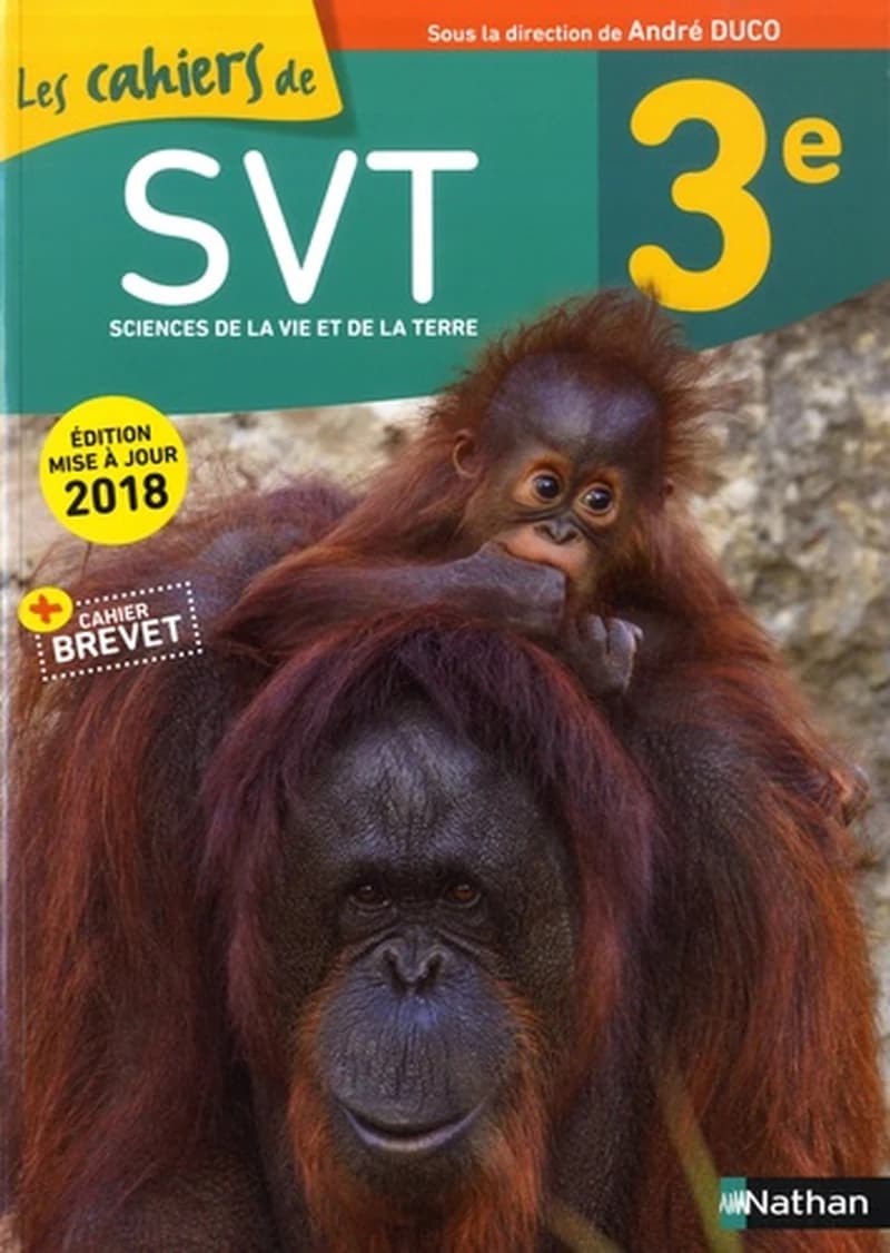 Duco ; les cahiers de SVT ; 3e (édition 2018)