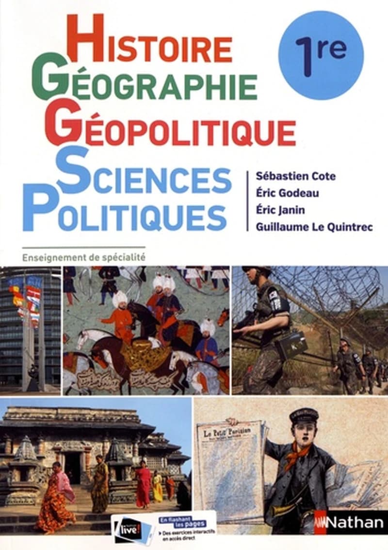 Histoire, géographie, géopolitique, sciences politiques : 1re