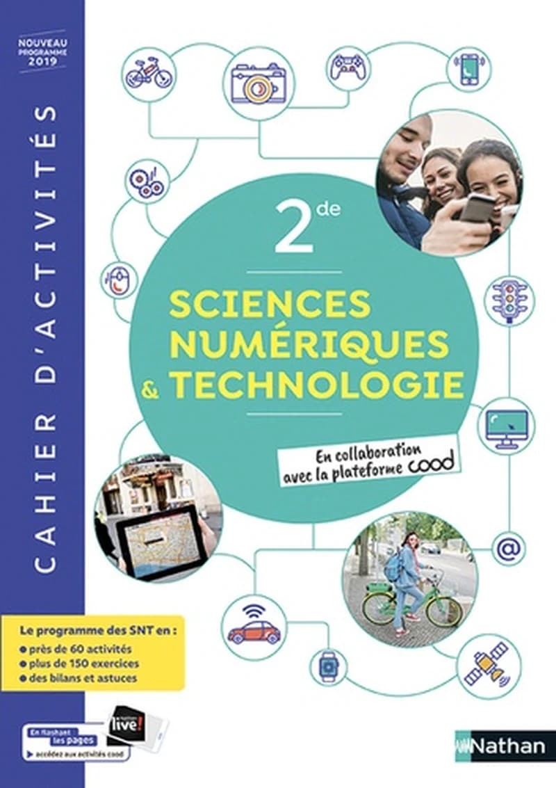 Sciences numérique & technologiques ; 2de ; nouveau programme 2019