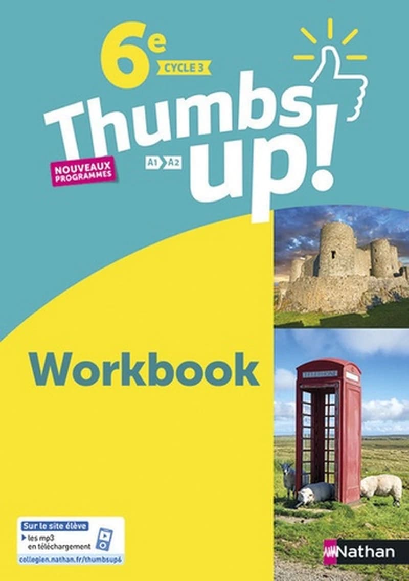 Thumbs up! : anglais ; 6e ; workbook (édition 2017)