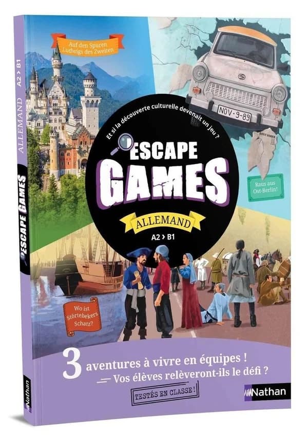 Escape games : allemand : A2>B1