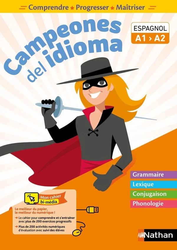 Campeones del idioma : espagnol, A1-A2 ([Éd. réservée aux élèves]) sous la direction de Monique Lafitte,... Pascale Avet,... ; [auteurs], Émilie Brenot,... Antoinette De Jorna,... Nicolas Houles,... [et al.]