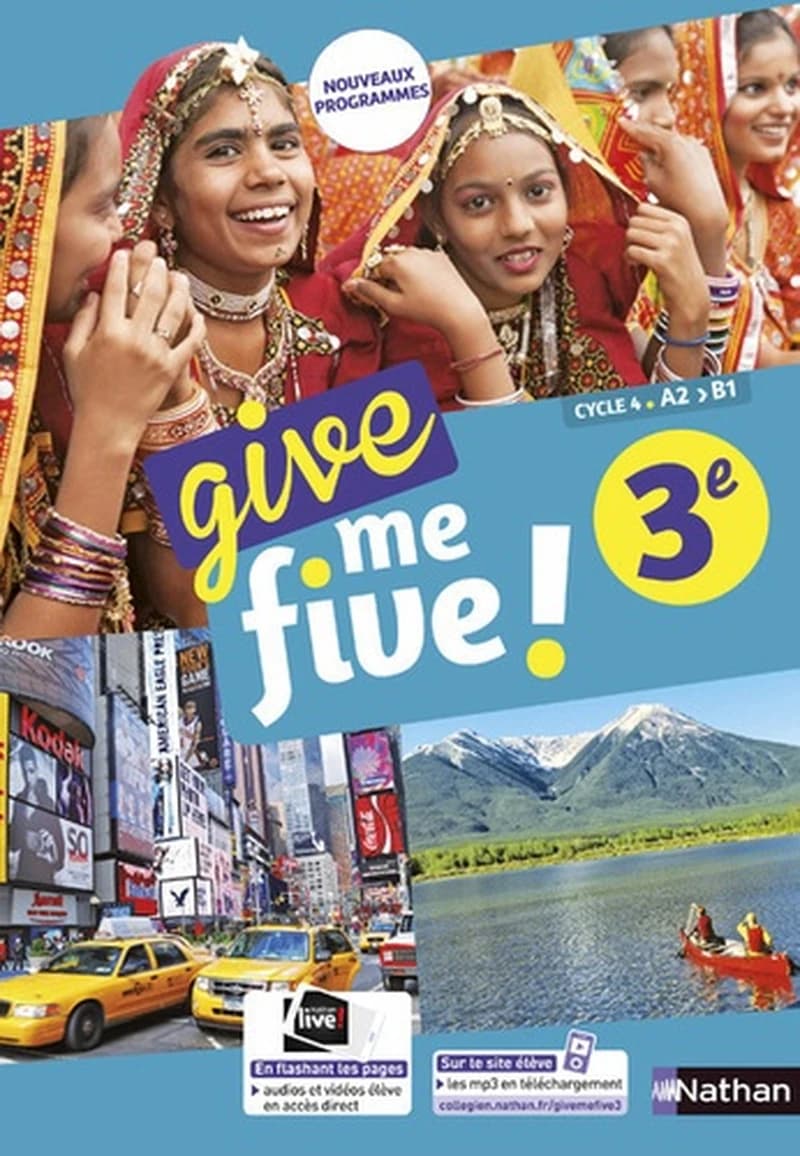 Anglais 3e Cycle 4 A2-B1 Give me five !