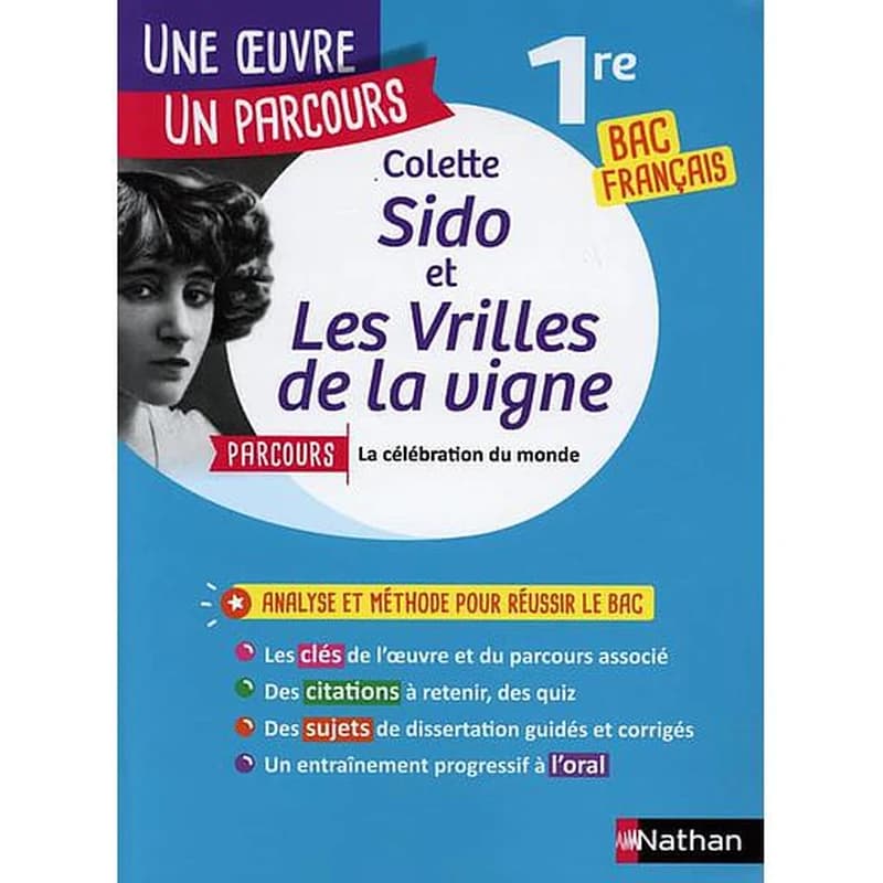 Colette, "Sido", "Les vrilles de la vigne" : parcours, la célébration du monde