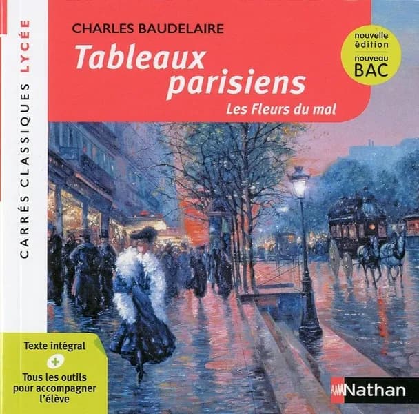 Tableaux parisiens : "Les fleurs du mal" : 1861 : texte intégral (Nouvelle éd.) Charles Baudelaire ; édition présentée par Laure Blanc-Halévy,...