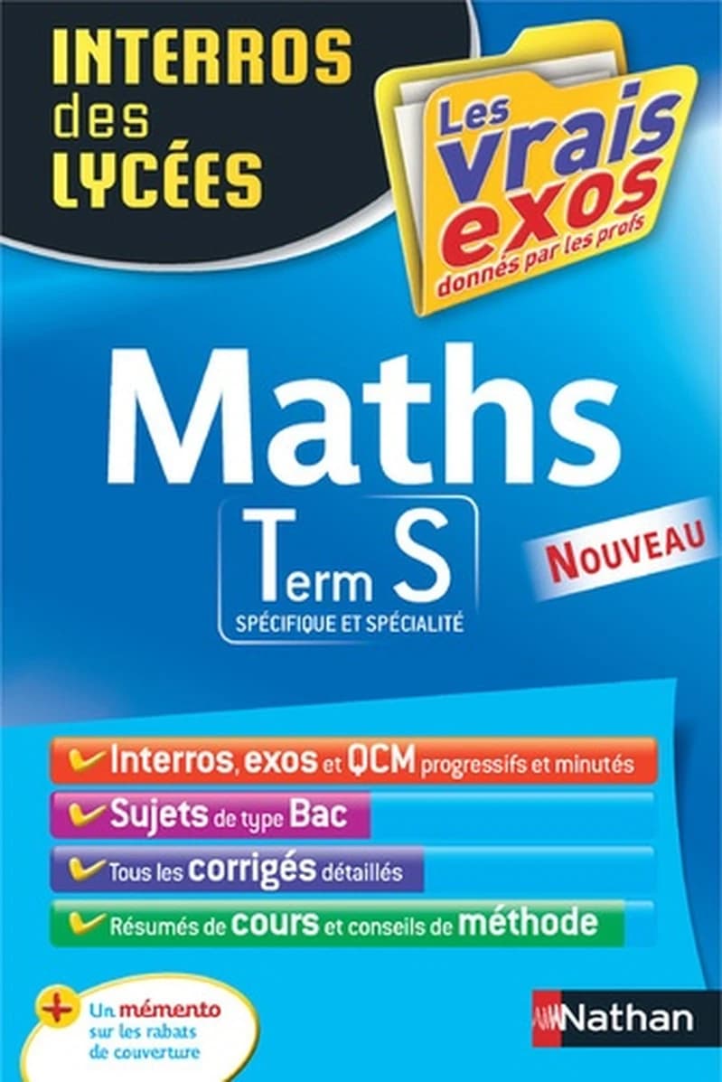 Maths Tle S - Spécifique et spécialité