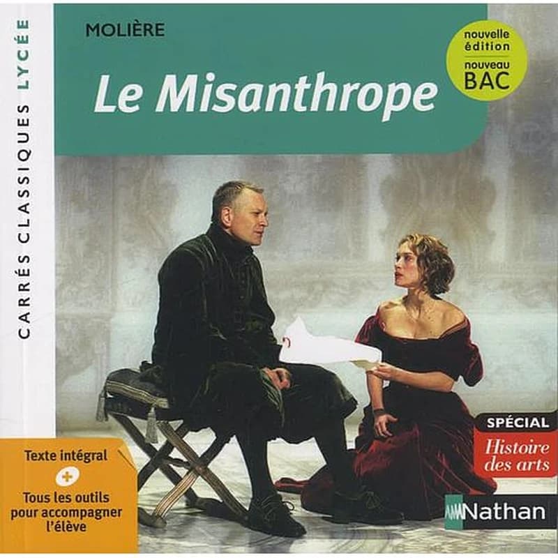 Le misanthrope : 1666 : texte intégral (Nouvelle éd.) Molière ; édition présentée par Jean-Pierre Aubrit,...