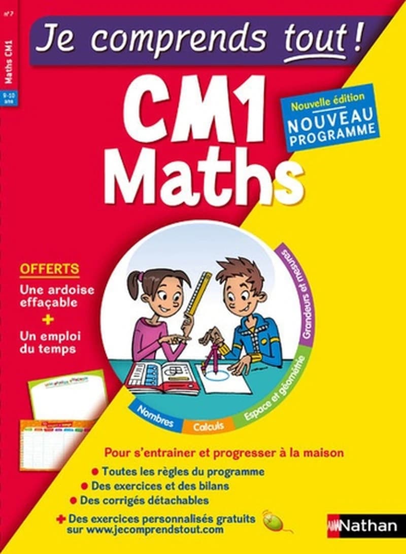 JE COMPRENDS TOUT - MONOMATIERE - MATHEMATIQUES - CM1