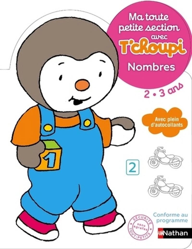 T'CHOUPI NOMBRES MA TOUTE PETITE SECTION