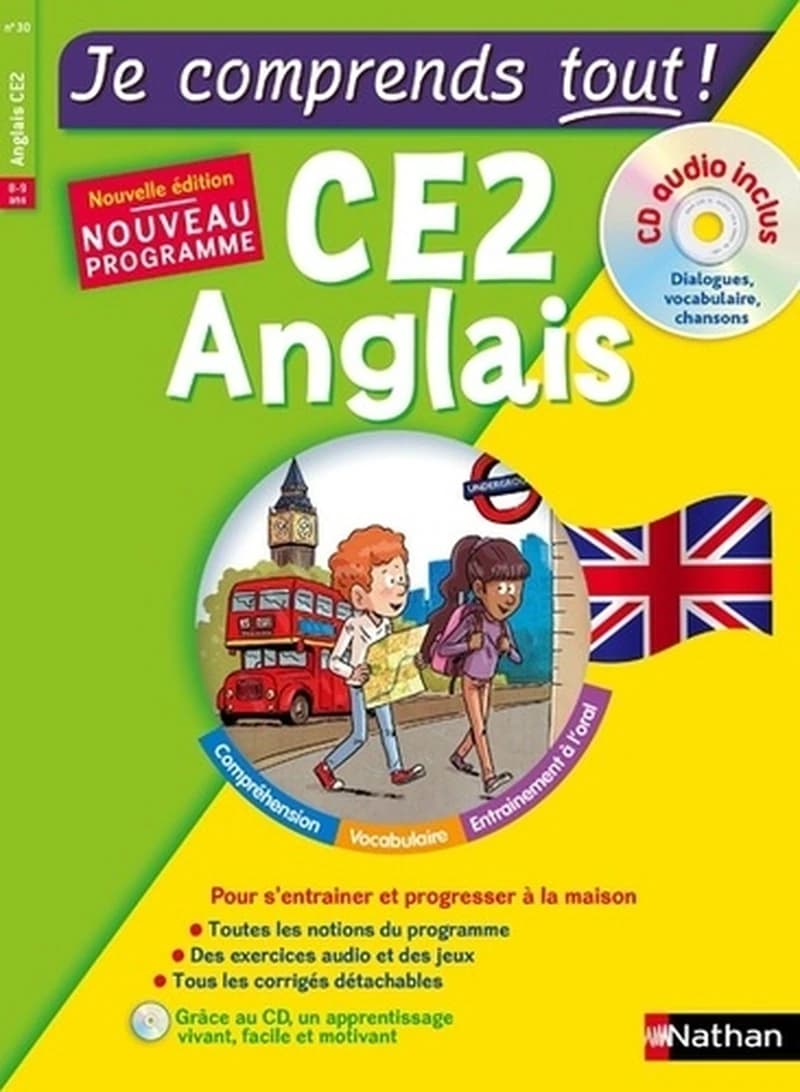 Anglais CE2 (Nouvelle éd., nouveau programme) auteure, Marie-Claire Sole,... ; illustrations, Olivier Deloye