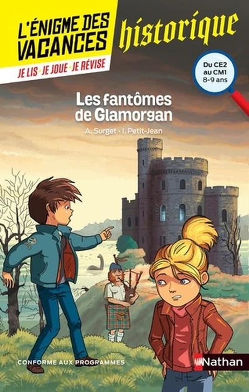 L'ENIGME DES VACANCES PRIMAIRE t.3 ; les fantômes de Glamorgan ; du CE2 au CM1 ; 8