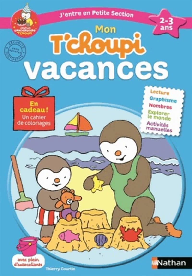 Mon T'choupi vacances : j'entre en PS