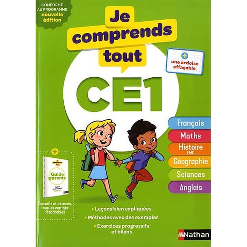Je comprends tout Tome 2 : toutes les matières ; CE1 (édition 2019)