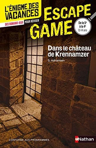 Enigme des vacances Escape game 5e-4e - Dans le château de Krennamzer