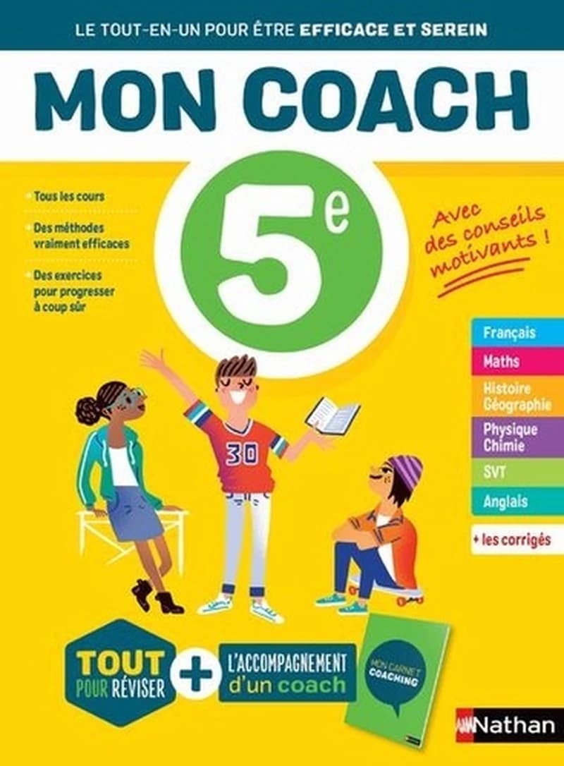 Mon coach : toutes les matières ; 5e (édition 2020)