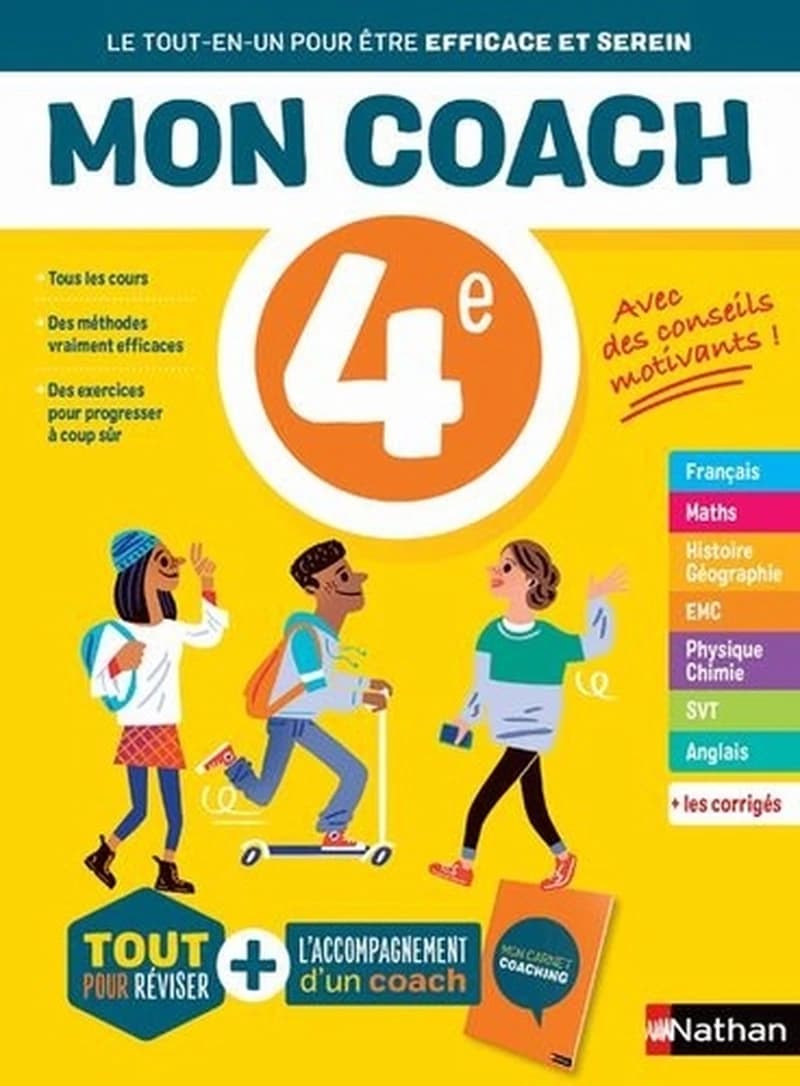 Mon coach : toutes les matières ; 4e (édition 2020)
