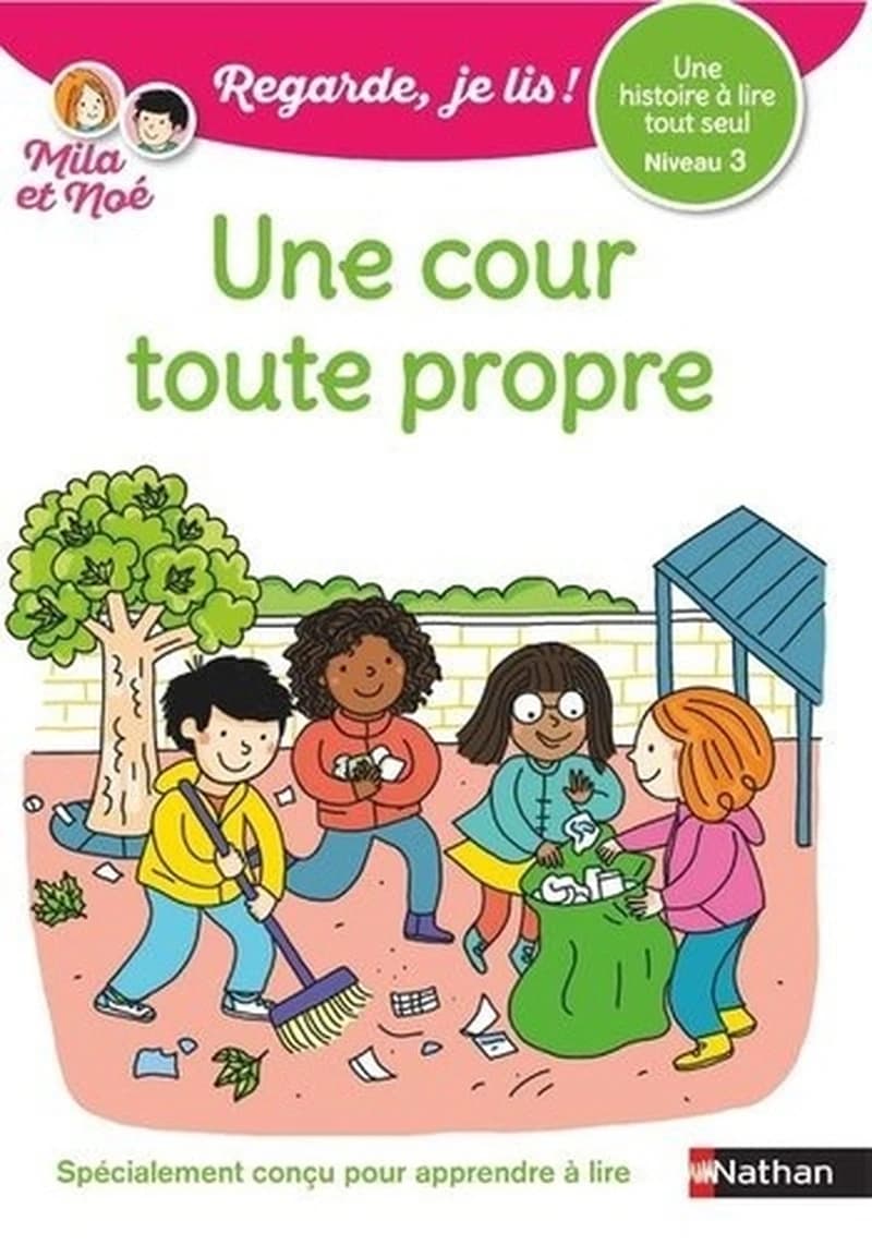 Mila et Noé - Une cour toute propre - Niveau 3