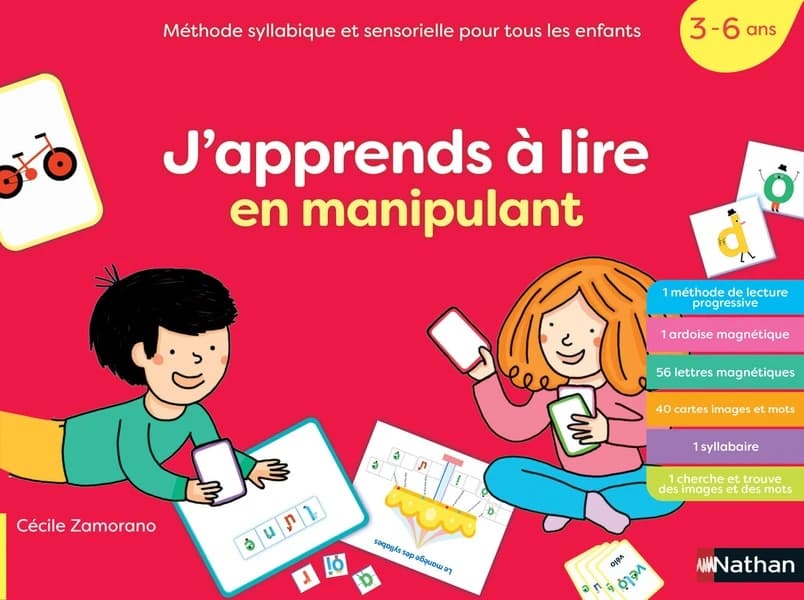 J'apprends à lire en manipulant : méthode de lecture syllabique et sensorielle pour tous les enfants : 3-6 ans