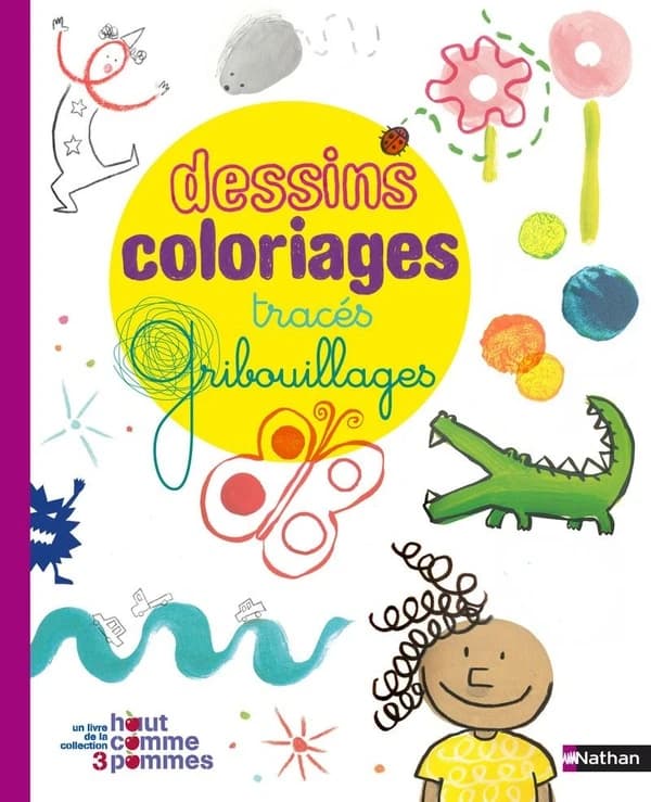 Dessins, coloriages, tracés, gribouillages (Nouvelle édition) concept et textes Madeleine Deny ; illustrations Barroux