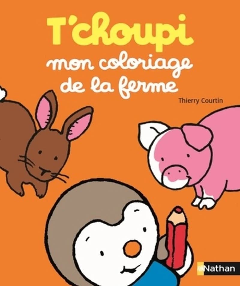 T'choupi - Mon coloriage de la ferme