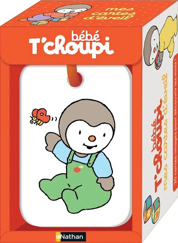 Bébé T'choupi : mes cartes d'éveil : 20 cartes-images pour découvrir les mots !