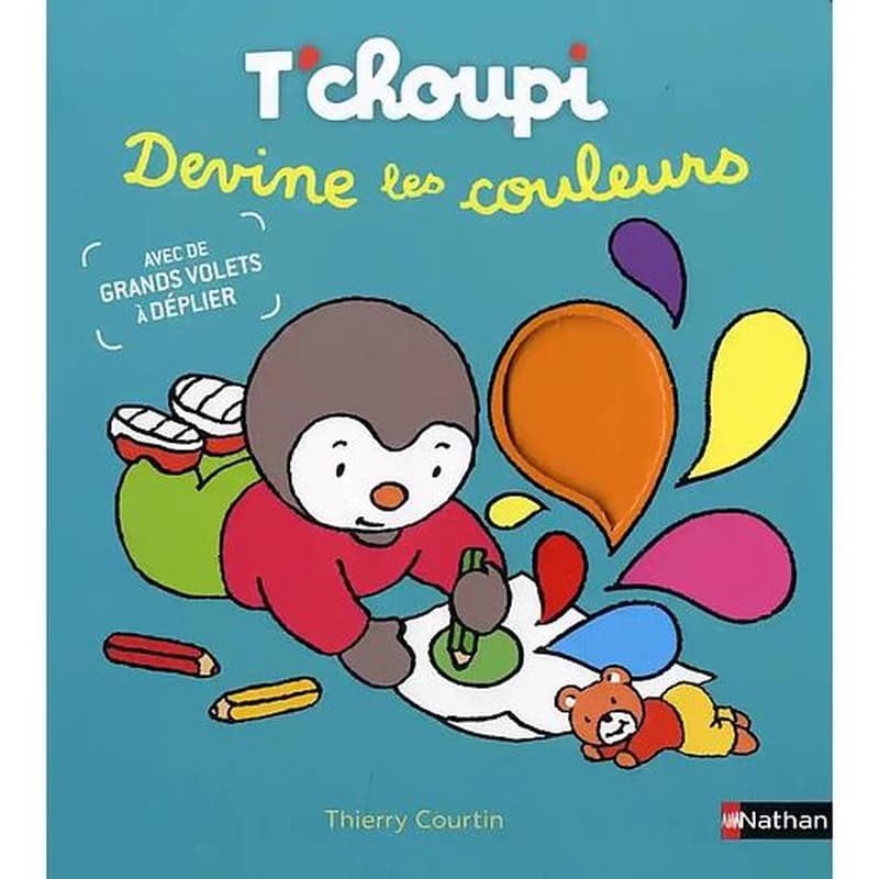 T'choupi devine les couleurs : avec des grands volets à déplier
