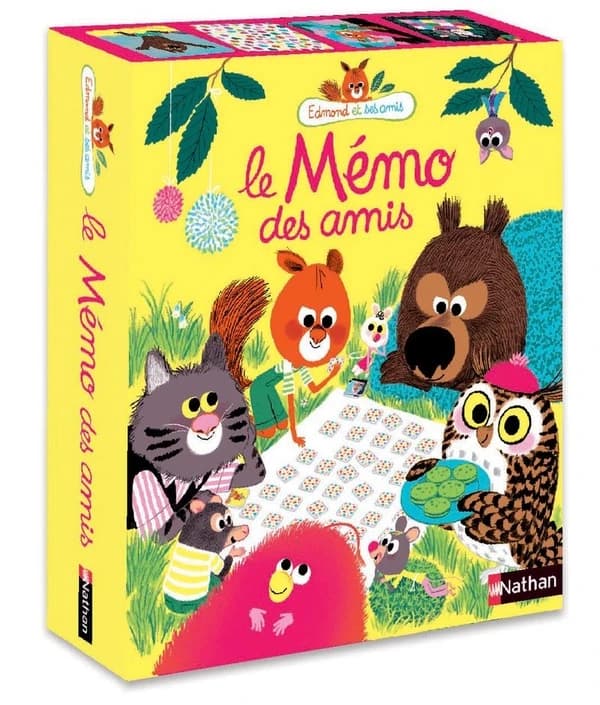 Le mémo des amis : Edmond et ses amis : [Carte de fantaisie]