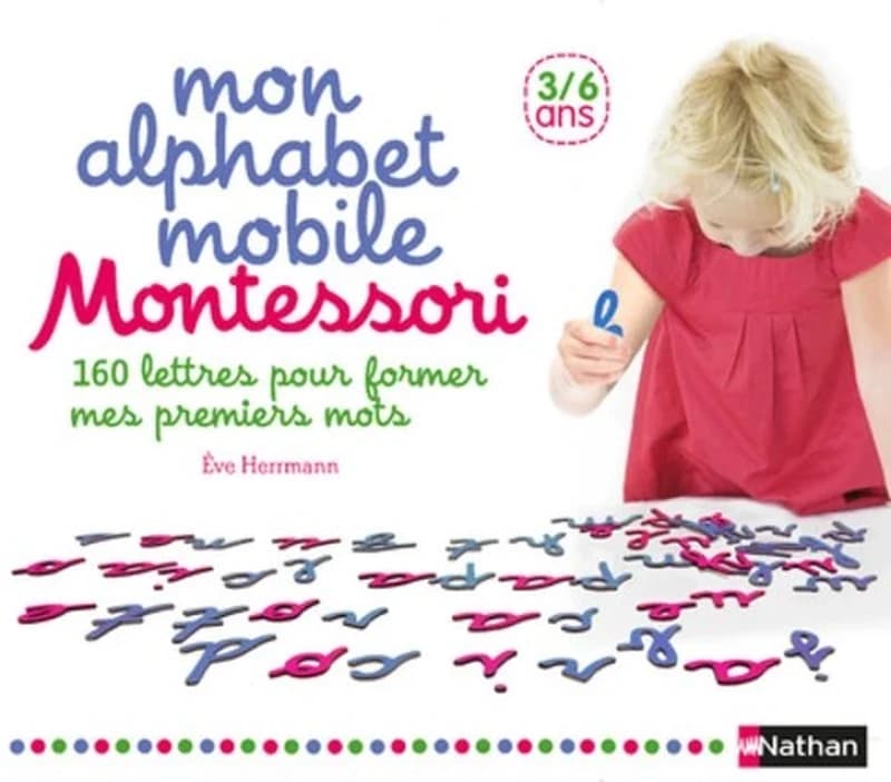 Mon alphabet mobile Montessori : Avec 160 lettres et un livret d'utilisation