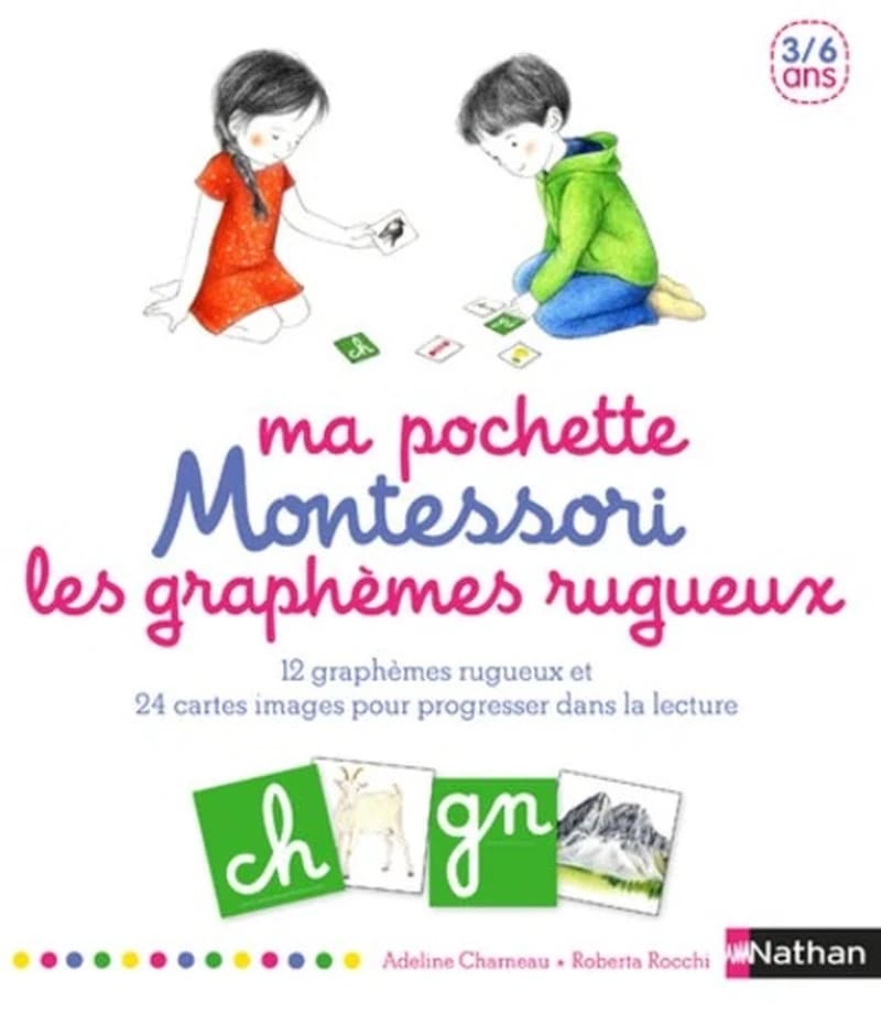 Ma pochette Montessori : les graphèmes rugueux