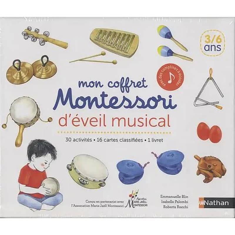 Mon coffret Montessori d'éveil musical