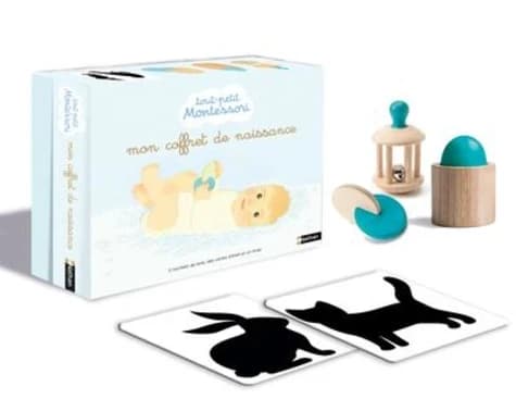 Mon coffret naissance : Avec 3 hochets en bois