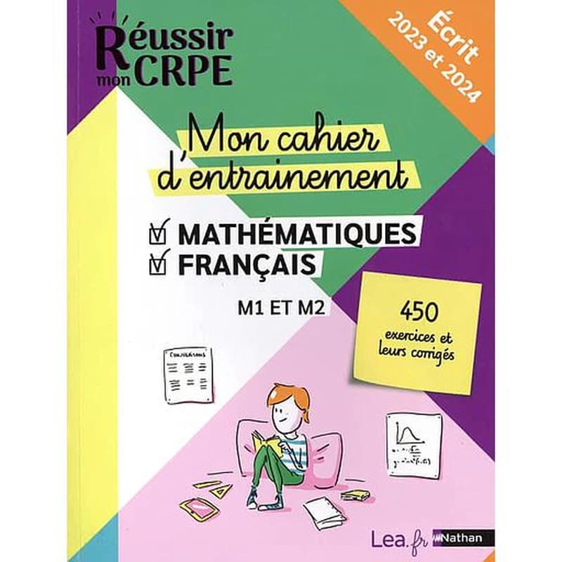 Mon cahier d'entraînement mathématiques, français : M1 et M2